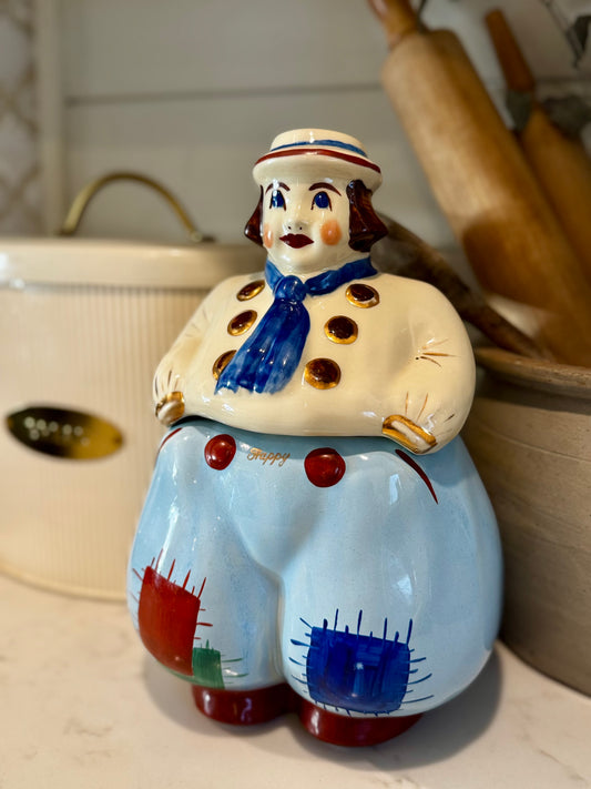 McCoy “Happy the Clown” Cookie Jar — 1940s USA