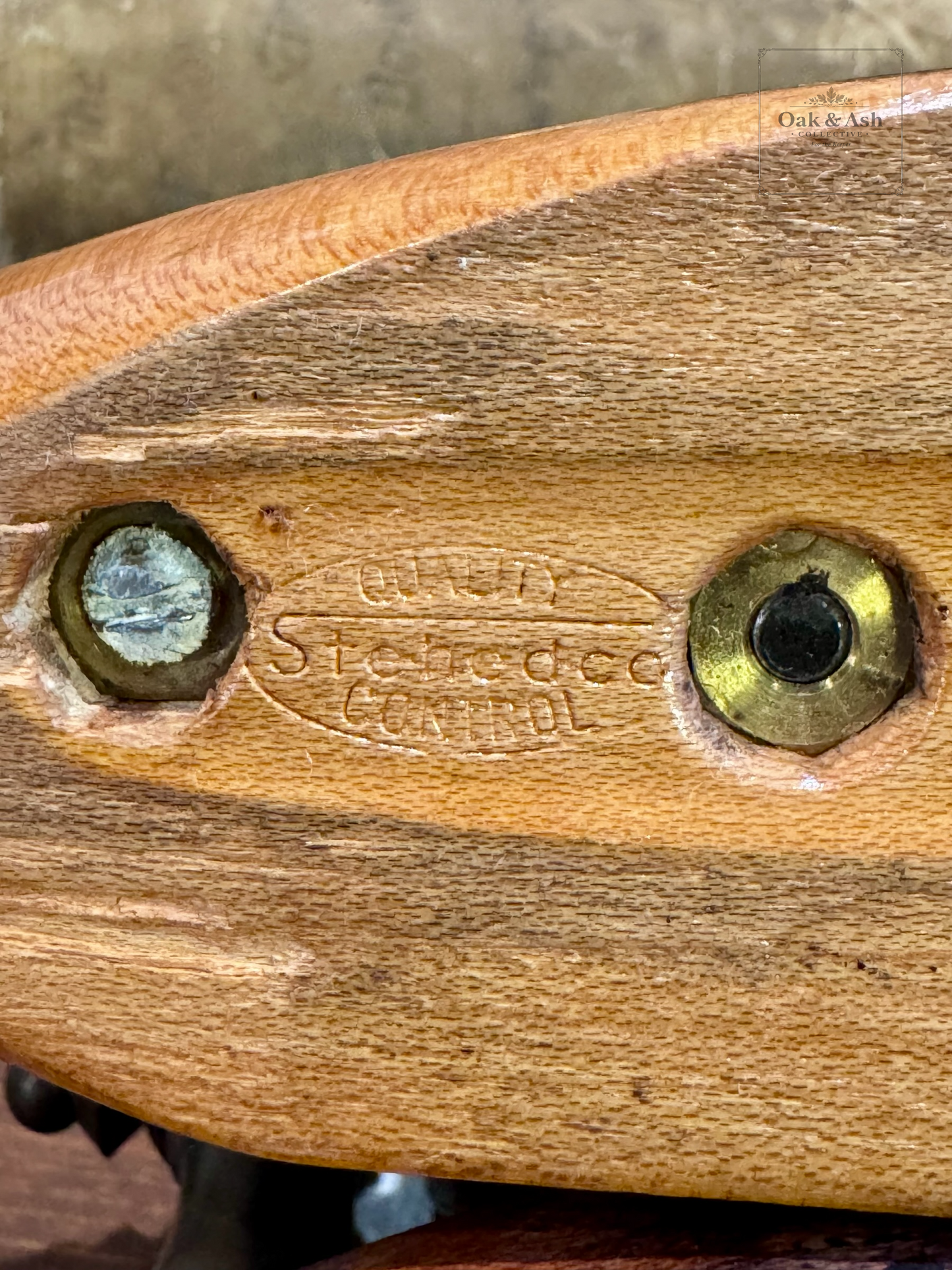 Pair of Vintage Southern Textile Mill Shuttles with Glass Bobbins & Brass Fittings Reimagined