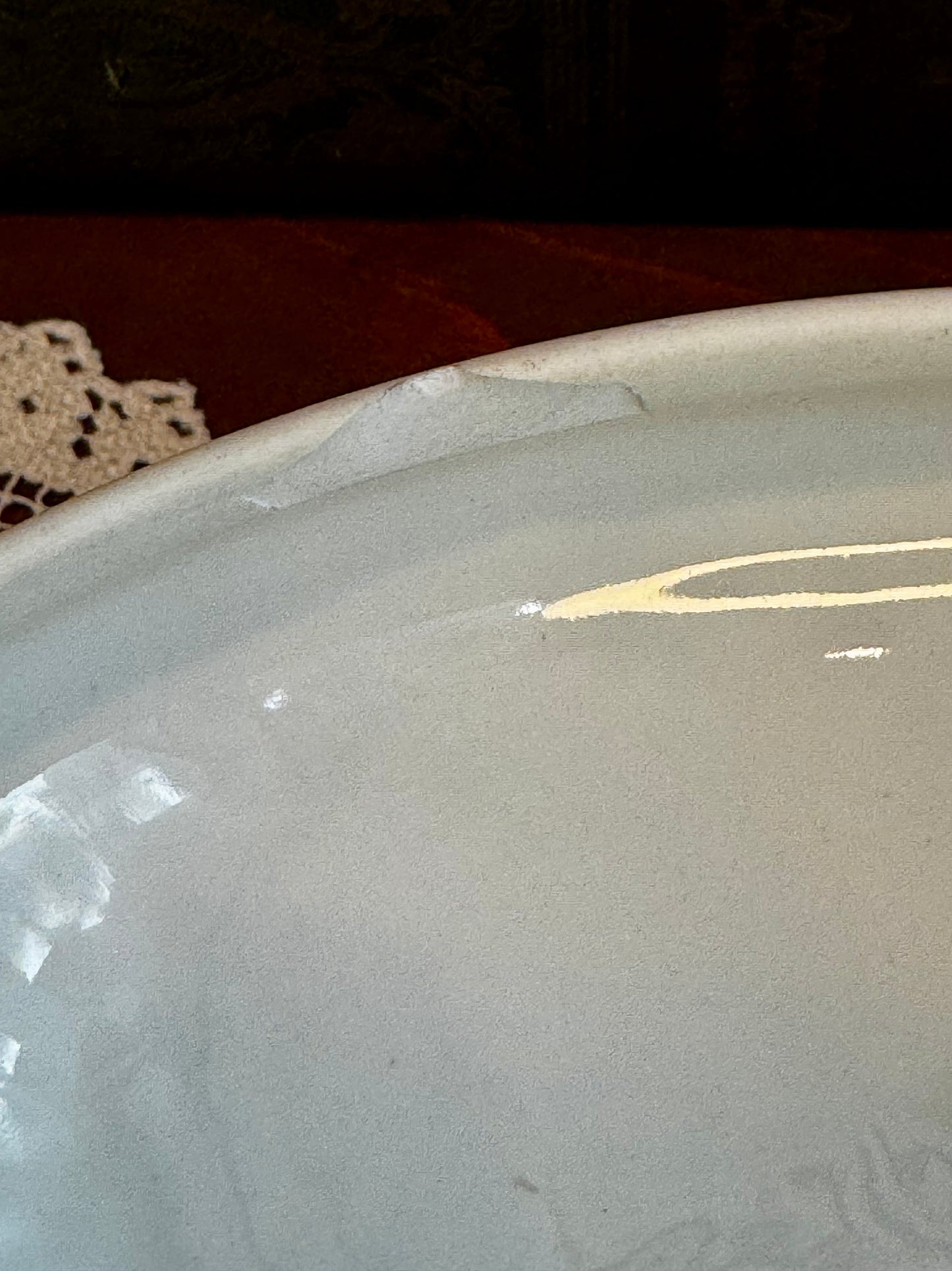 Antique Wm. Guérin & Co. Limoges France Covered Tureen | Hand-Gilded Floral Porcelain