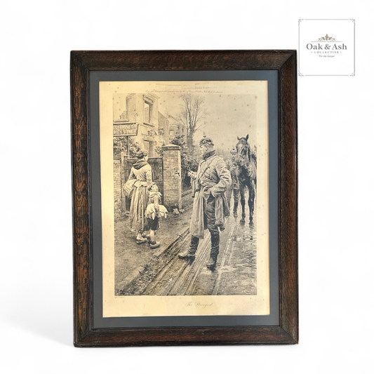 The Strongest | WWI Antique Print by Fortunino Matania (1915)