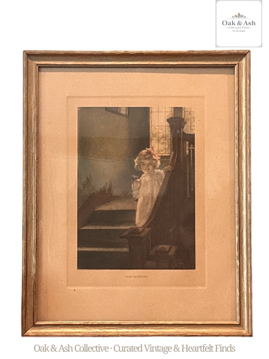 Good Morning | 1911 Chromolithograph by Bessie Pease Gutmann