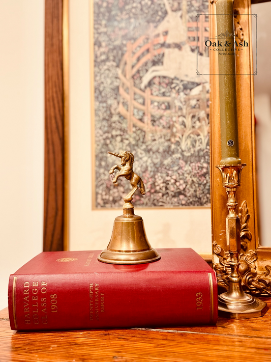 Vintage Brass Unicorn Bell | Oak & Ash Collective